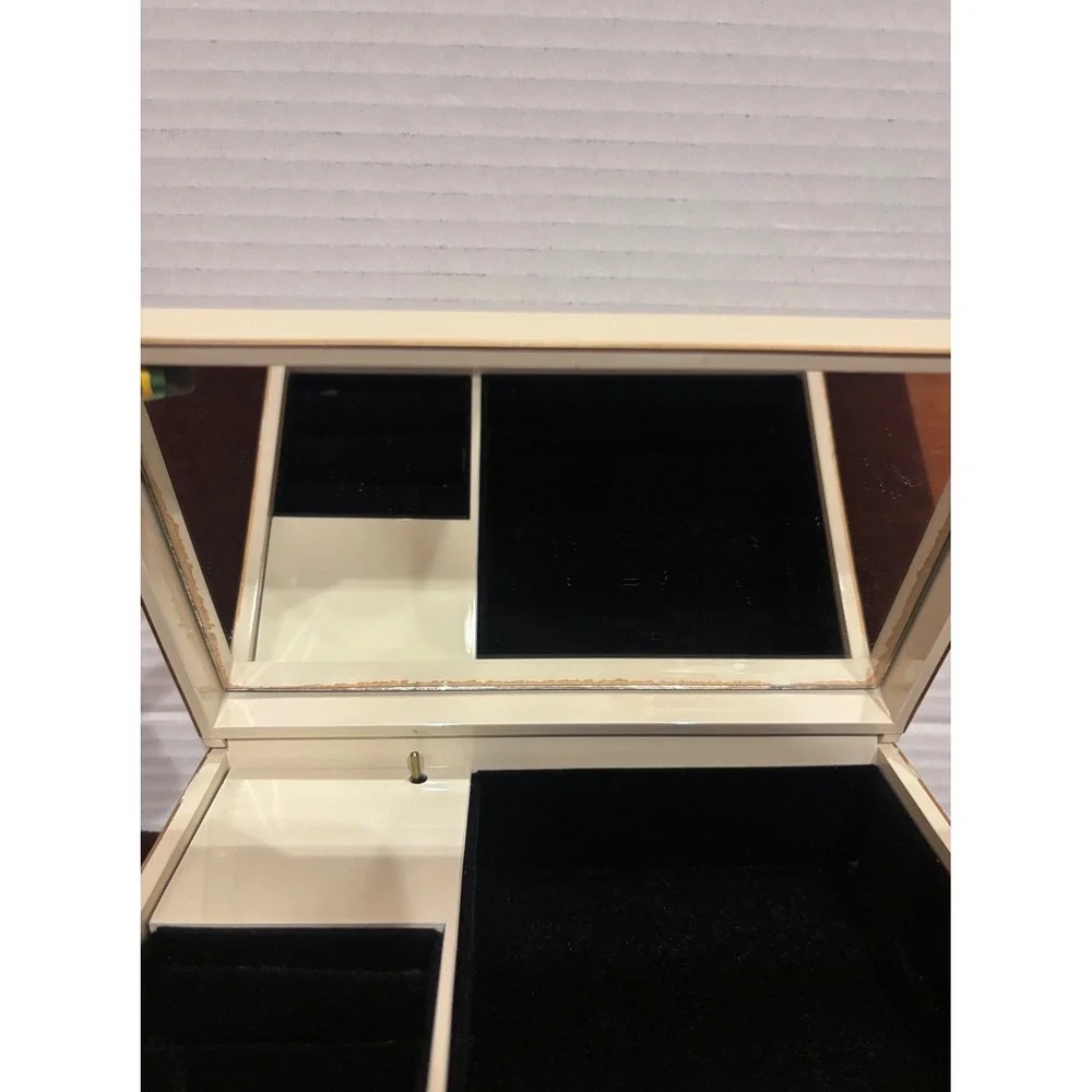 Vintage Otagiri Japan Lacquerware Music Jewelry Box Chickadee Bird Yesterday